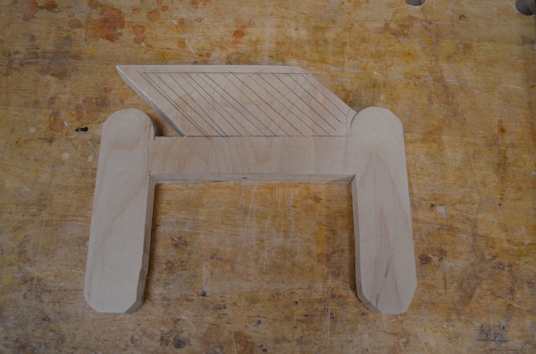 rough out feather board