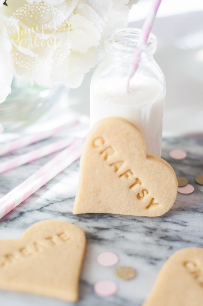 Guide to adding stamped designs to cookies