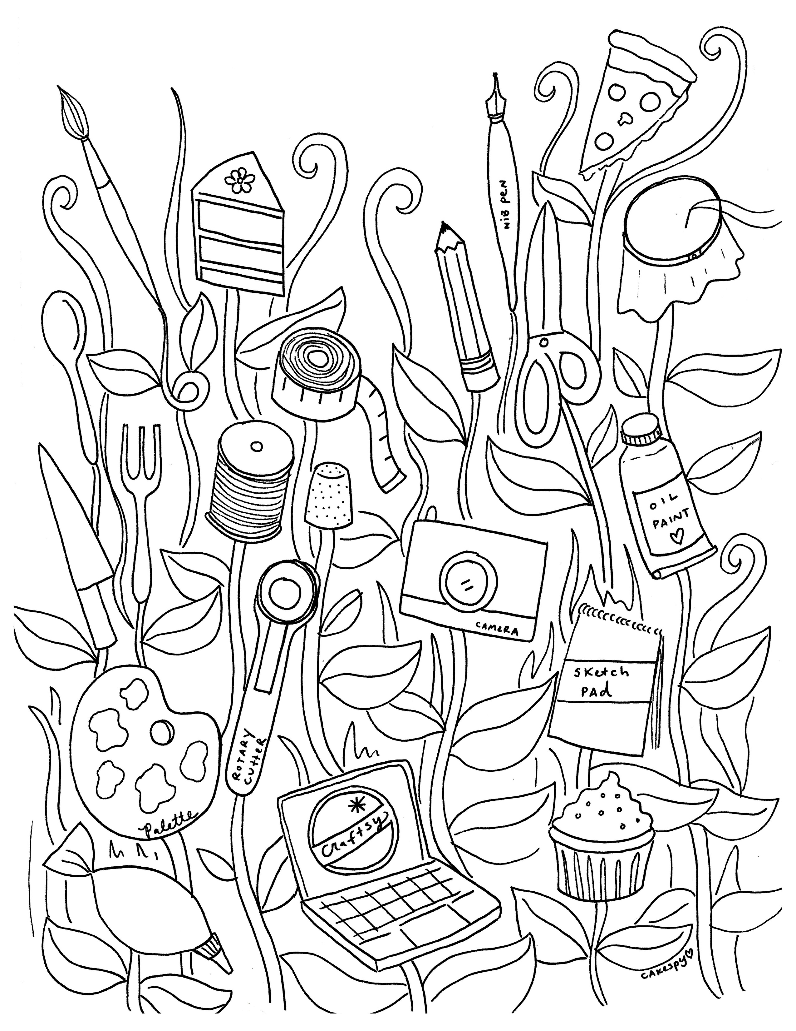Adult Coloring Book Pages
