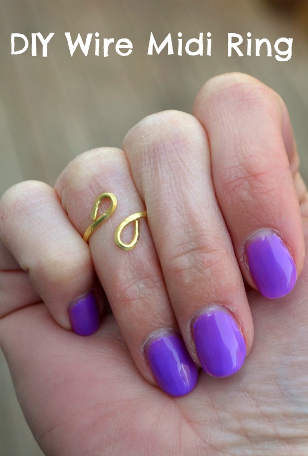 DIY Wire Midi Ring