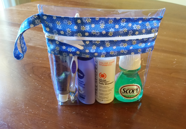 Travel In Style How To Make A Toiletry Bag For Tsa Screening