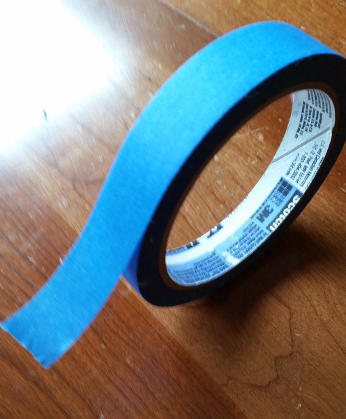 blue painters tape 3/4 inches wide