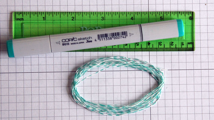 Finished baker's twine