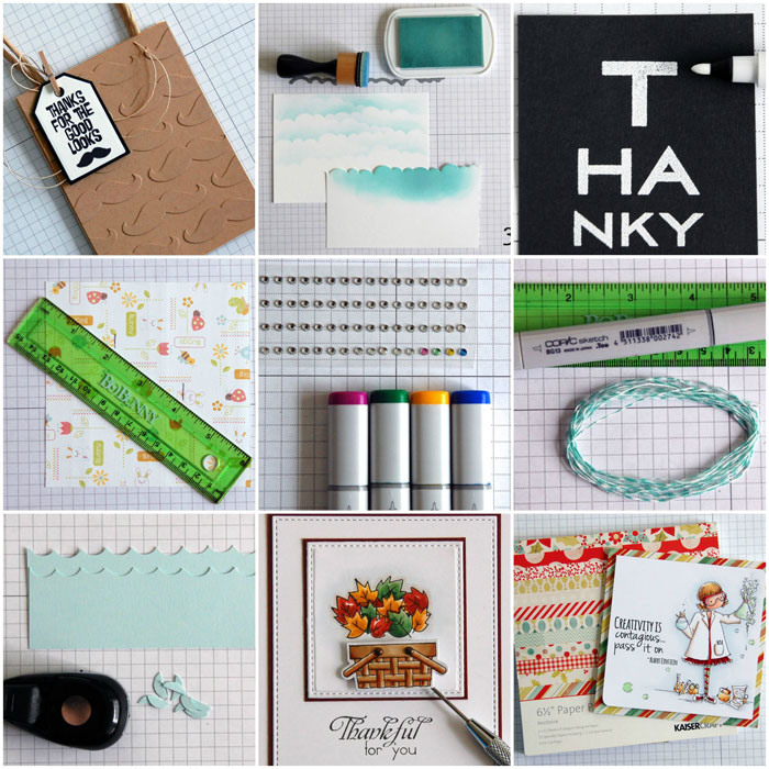 Card Making Hacks Collage