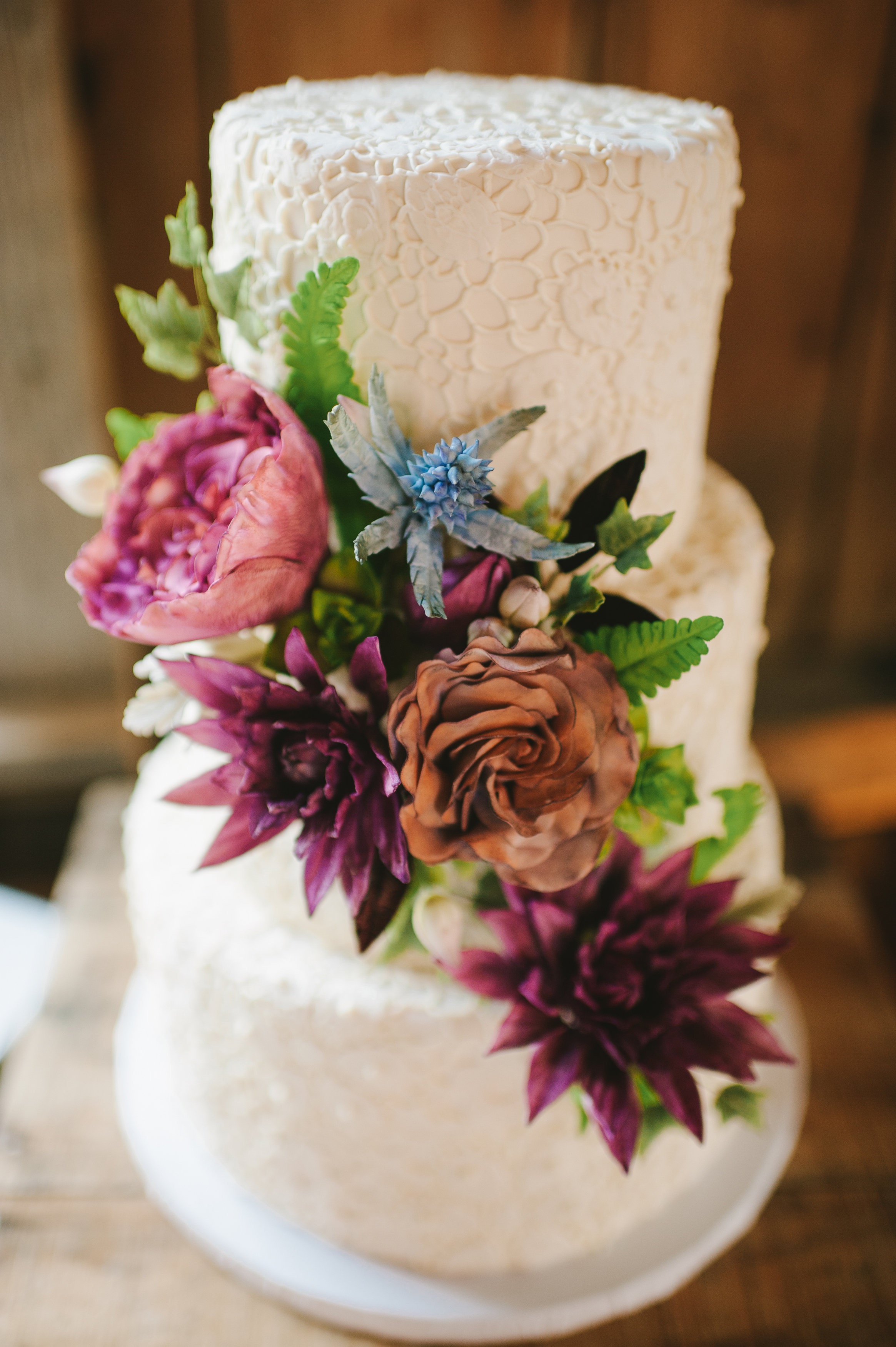 Cake via Erin Gardner | Filler Flowers | Bluprint