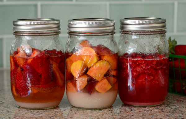 A Trio of Sweet Summer Drinking Shrubs