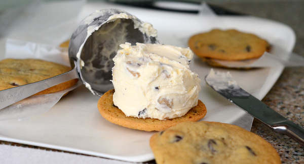 Building A Chocolate Chip Cookies Ice Cream Sandwich