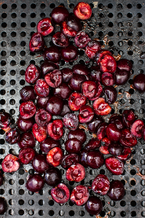 Grilled Cherries for Milkshakes