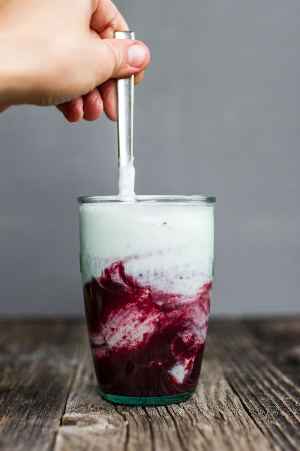 Grilled Cherry Milkshakes