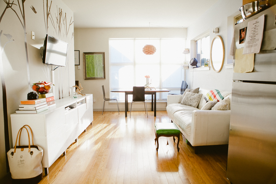 kitchen with natural light