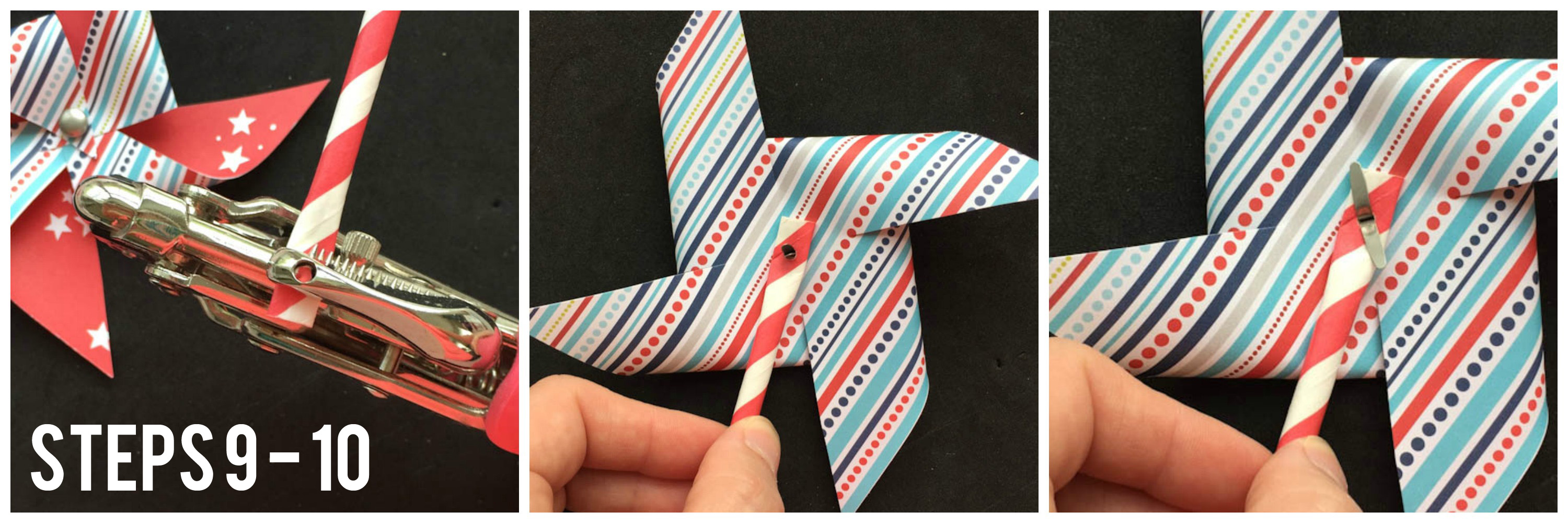 how to make a paper pinwheel
