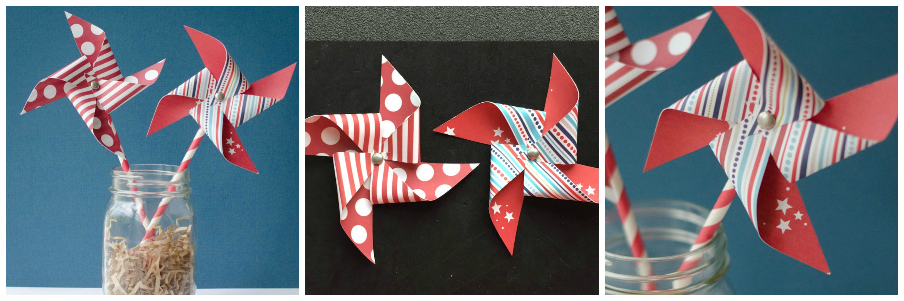 how to make paper pinwheels