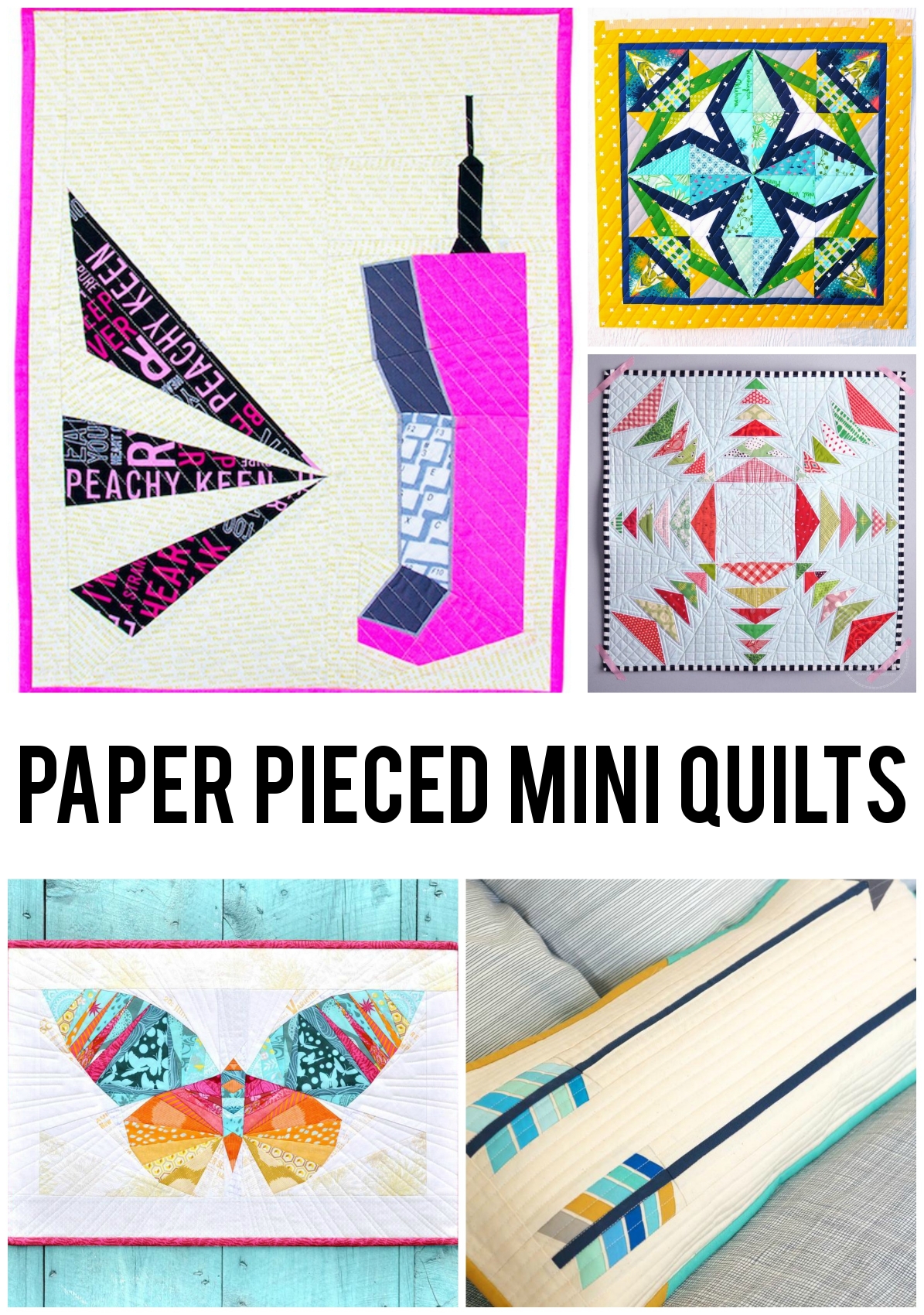 Paper Pieced Mini Quilts