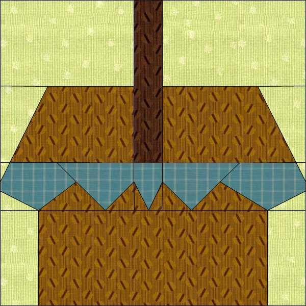 Picnic Basket Paper Pieced Quilt Pattern