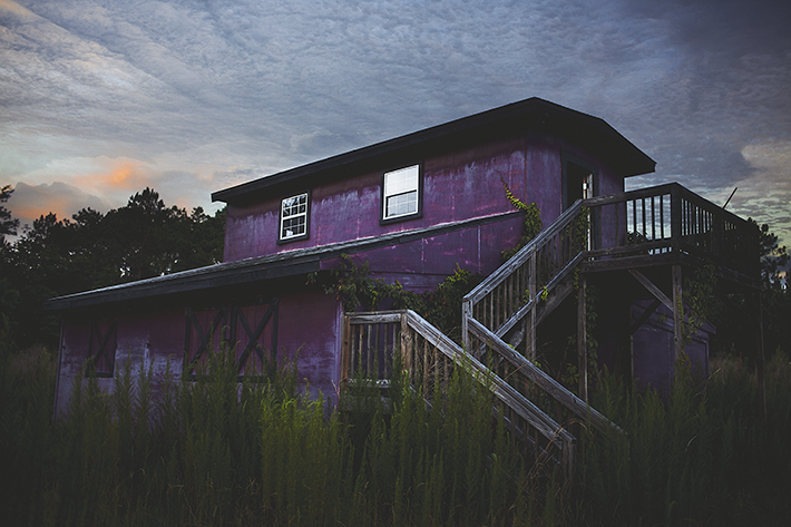 first Image of a purple Barn