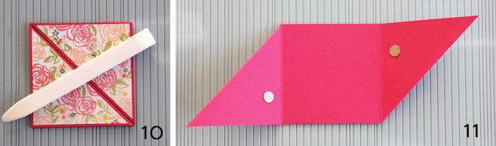 Step 10 and 11 Magnets hidden between layers
