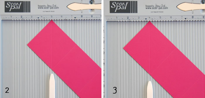 Step-2-and-3 Score end squares diagonally