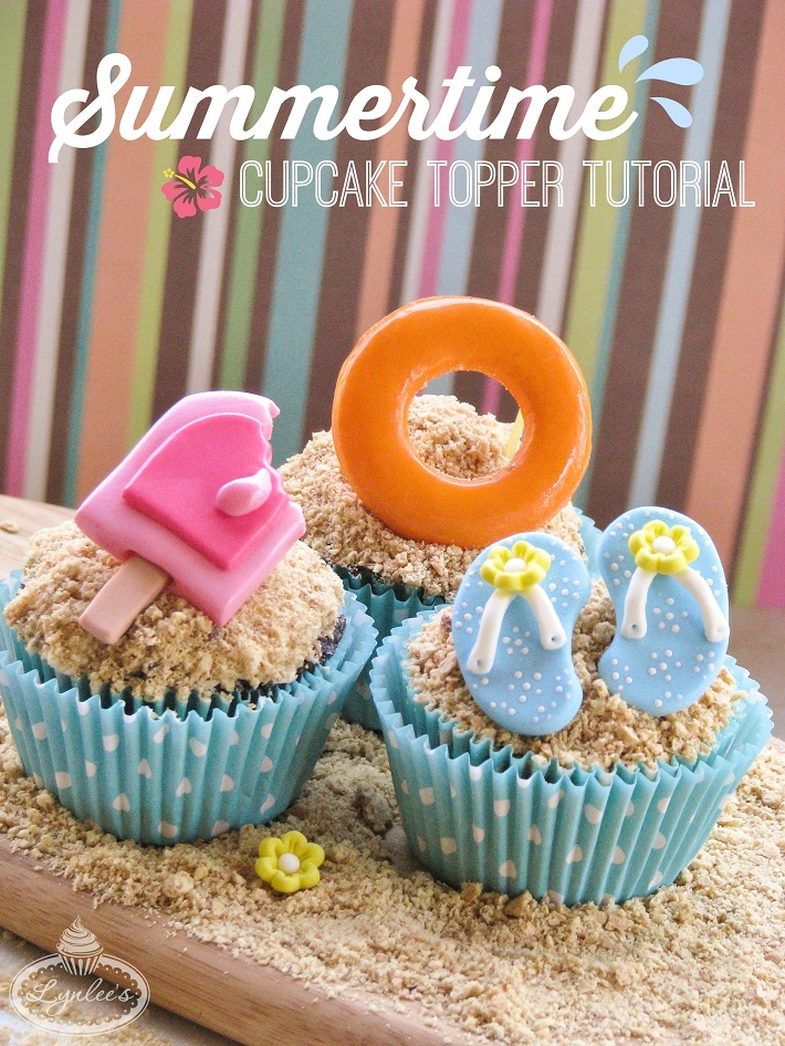 Summertime beach cupcake tutorial