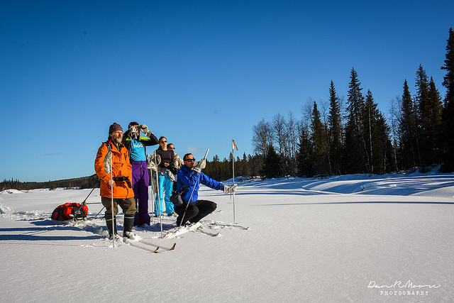 cross country skiers