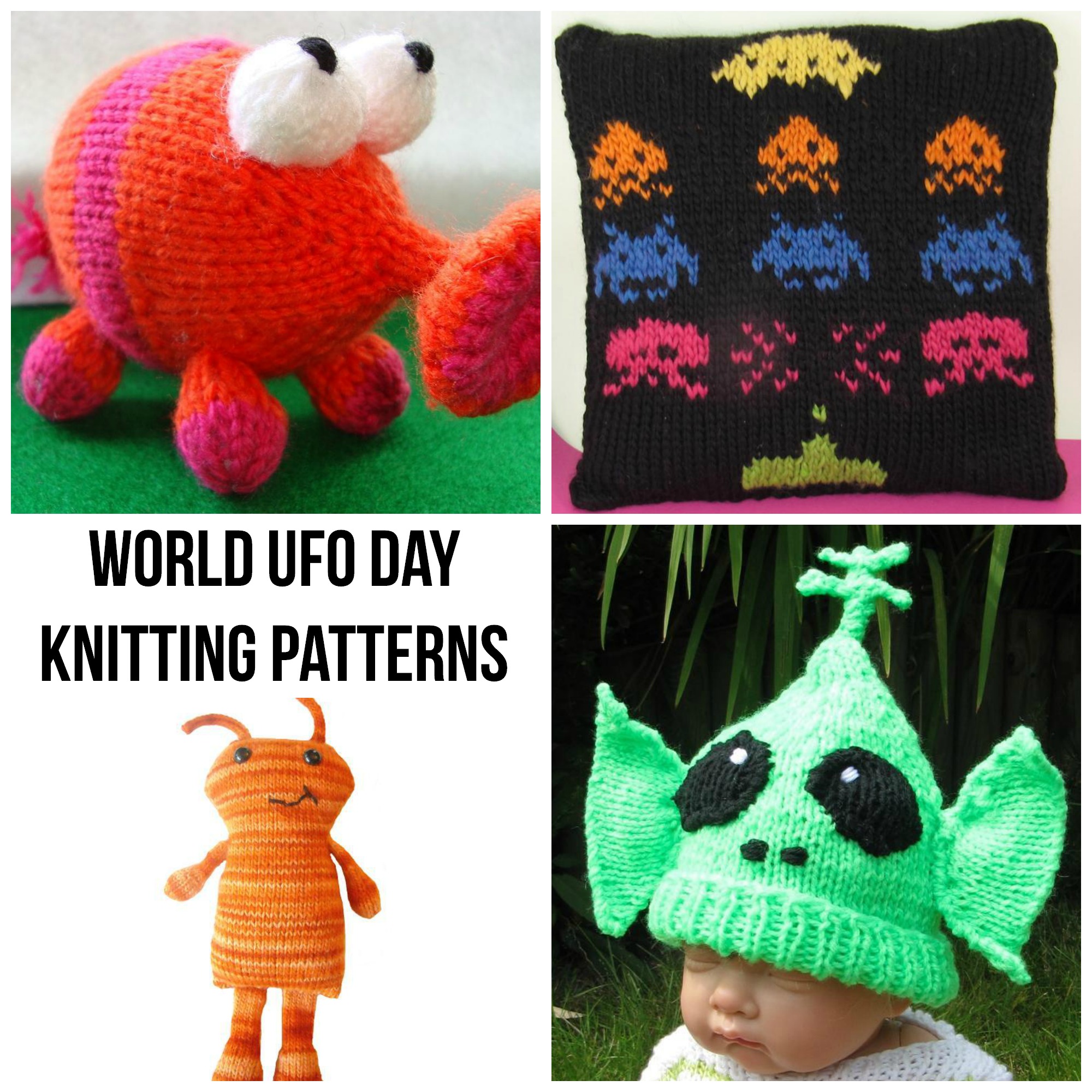World UFO Day Knitting Patterns