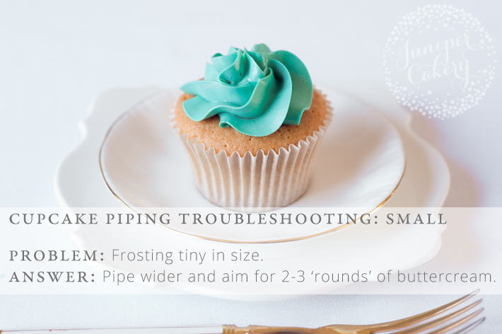 Too small icing