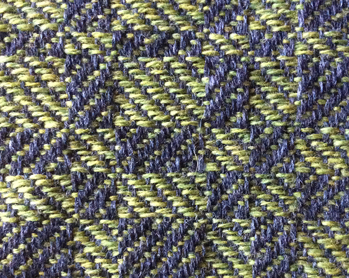 turned twill sample