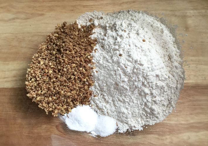 ingredients for chocolate potato chip cookies