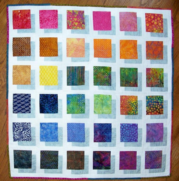 colorful square wall hanging pattern