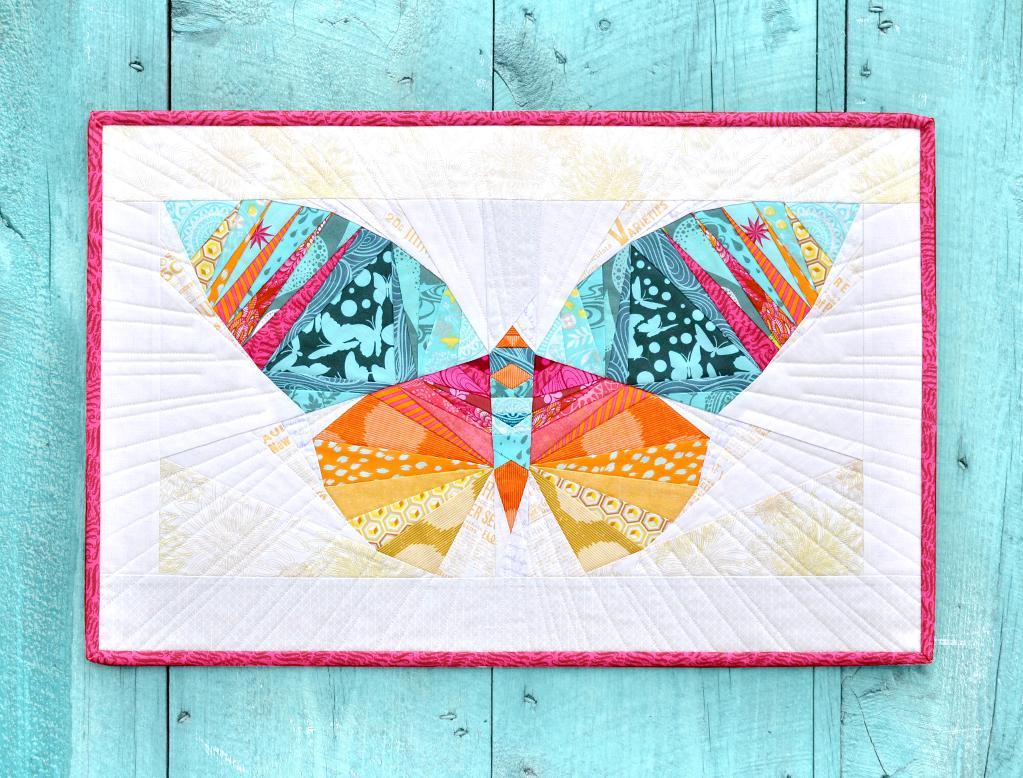 paper pieced butterfly pattern