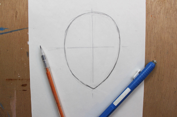 Outline of head
