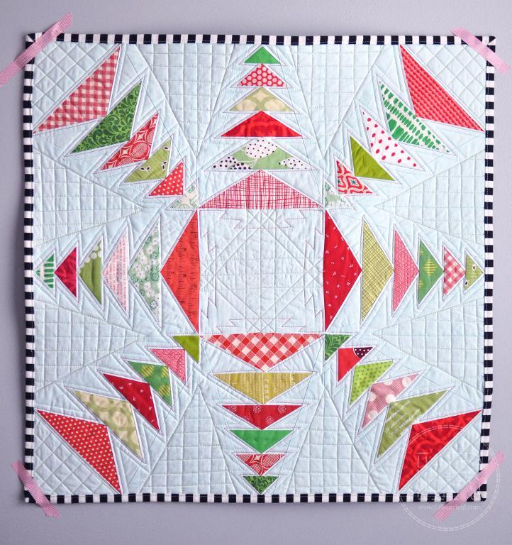 Snow Star Paper Pieced Quilt