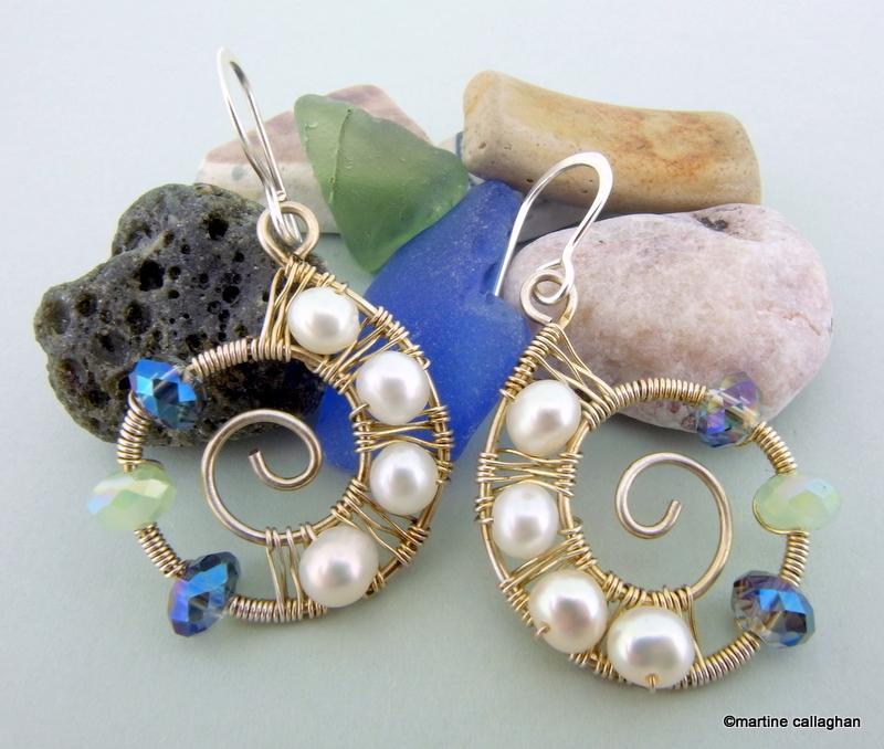 Nautilus Shell Earrings Pattern