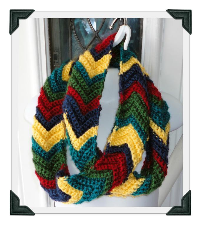 Ripple Infinity Scarf FREE Crochet Pattern