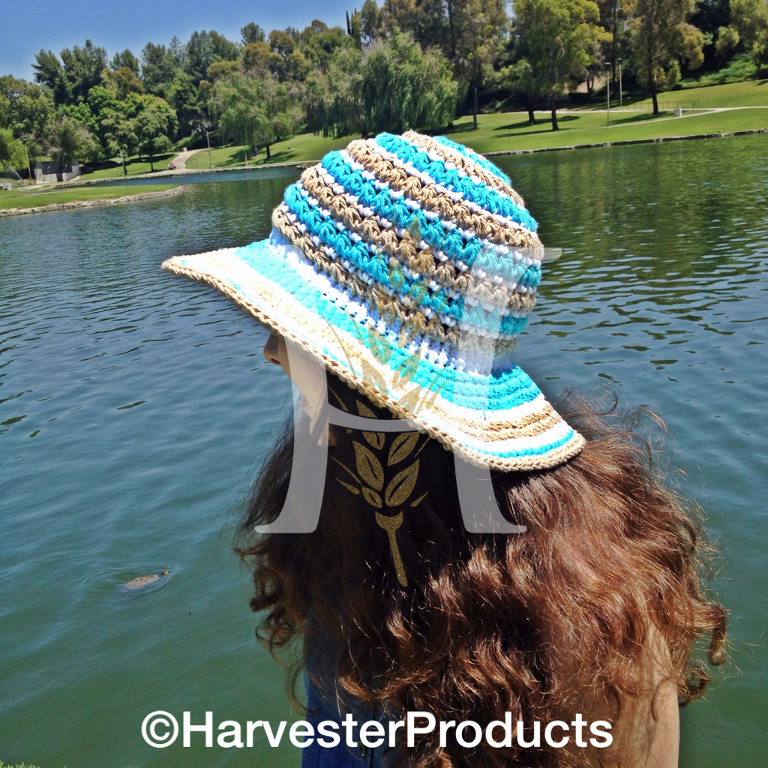 Maui Beach Sunhat Ensemble Crochet Pattern