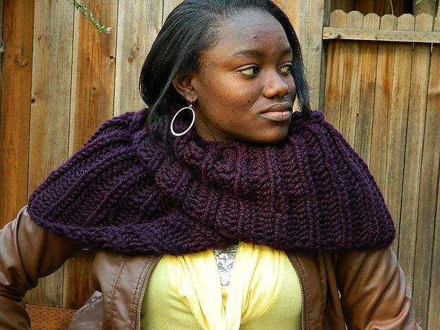 Procragratification Infinity Scarf FREE Knitting Pattern