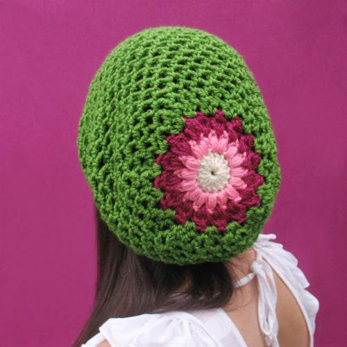 Spring Blossom Slouchy Hat Crochet Pattern