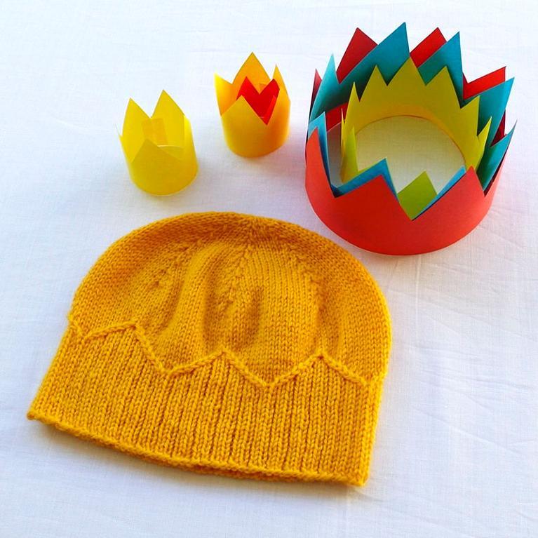 Paper Crown Knitting Pattern