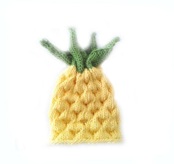 Baby Pineapple Hat Knitting Pattern