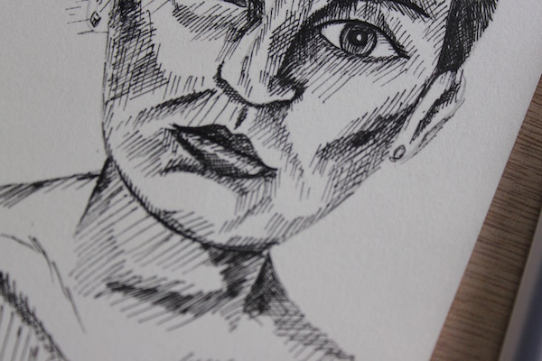 Pen drawing detail