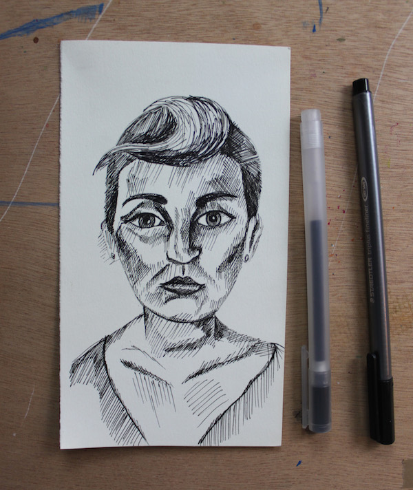 pen drawing step 3