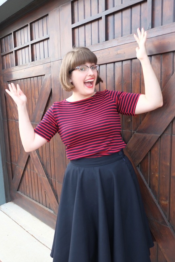 sewing knits tee