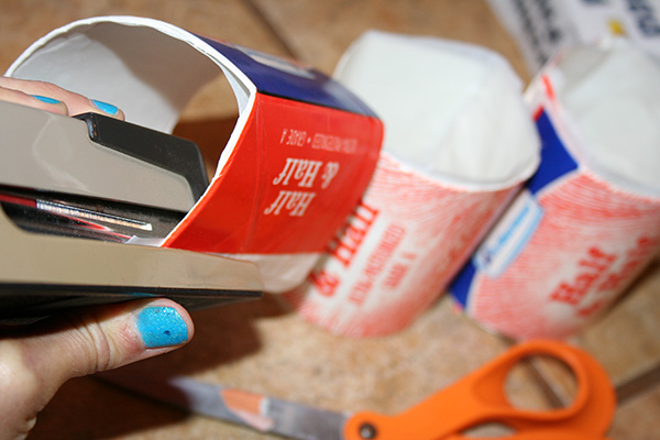 Making a round With a Milk Carton