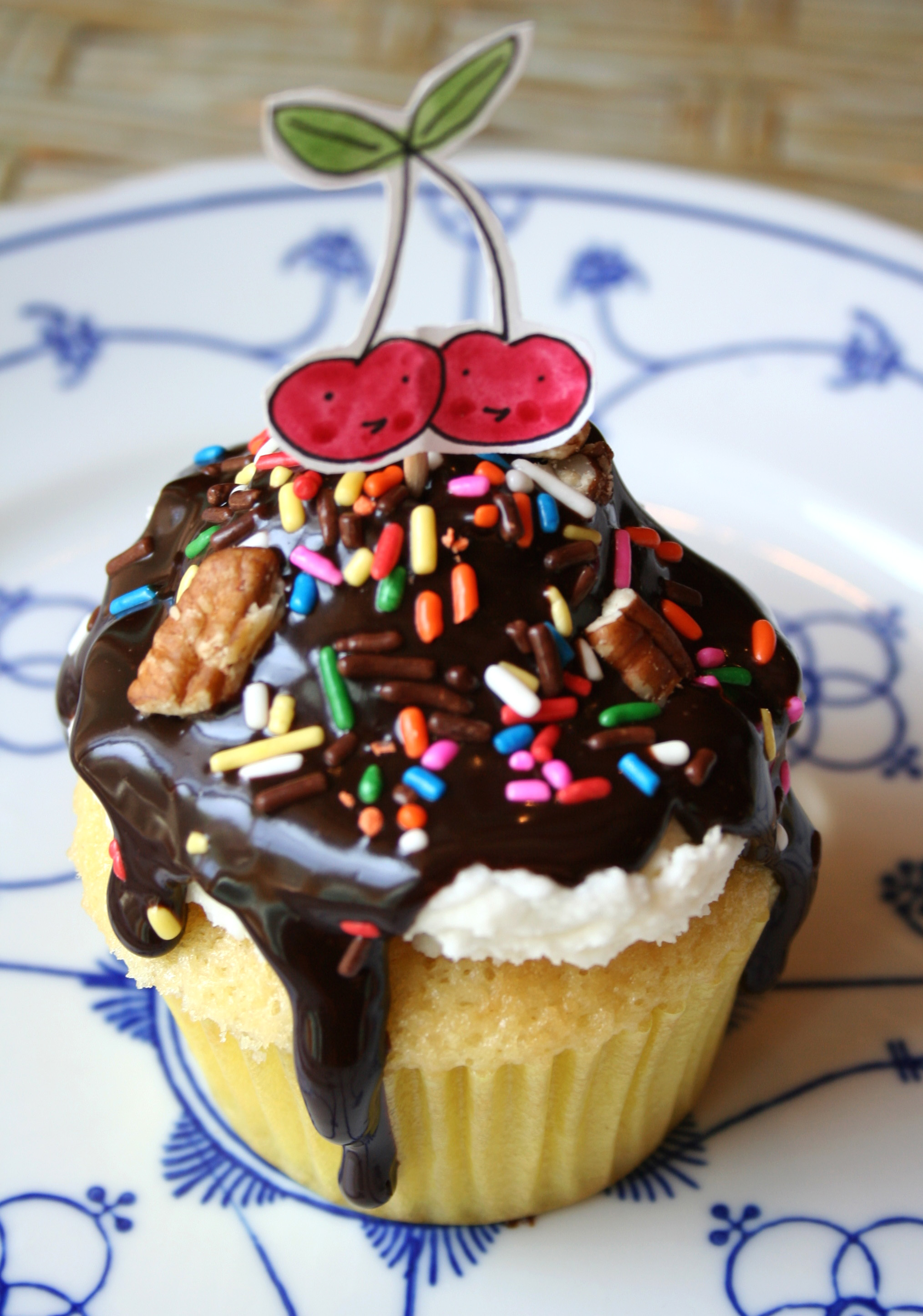 Sundae cupcakes