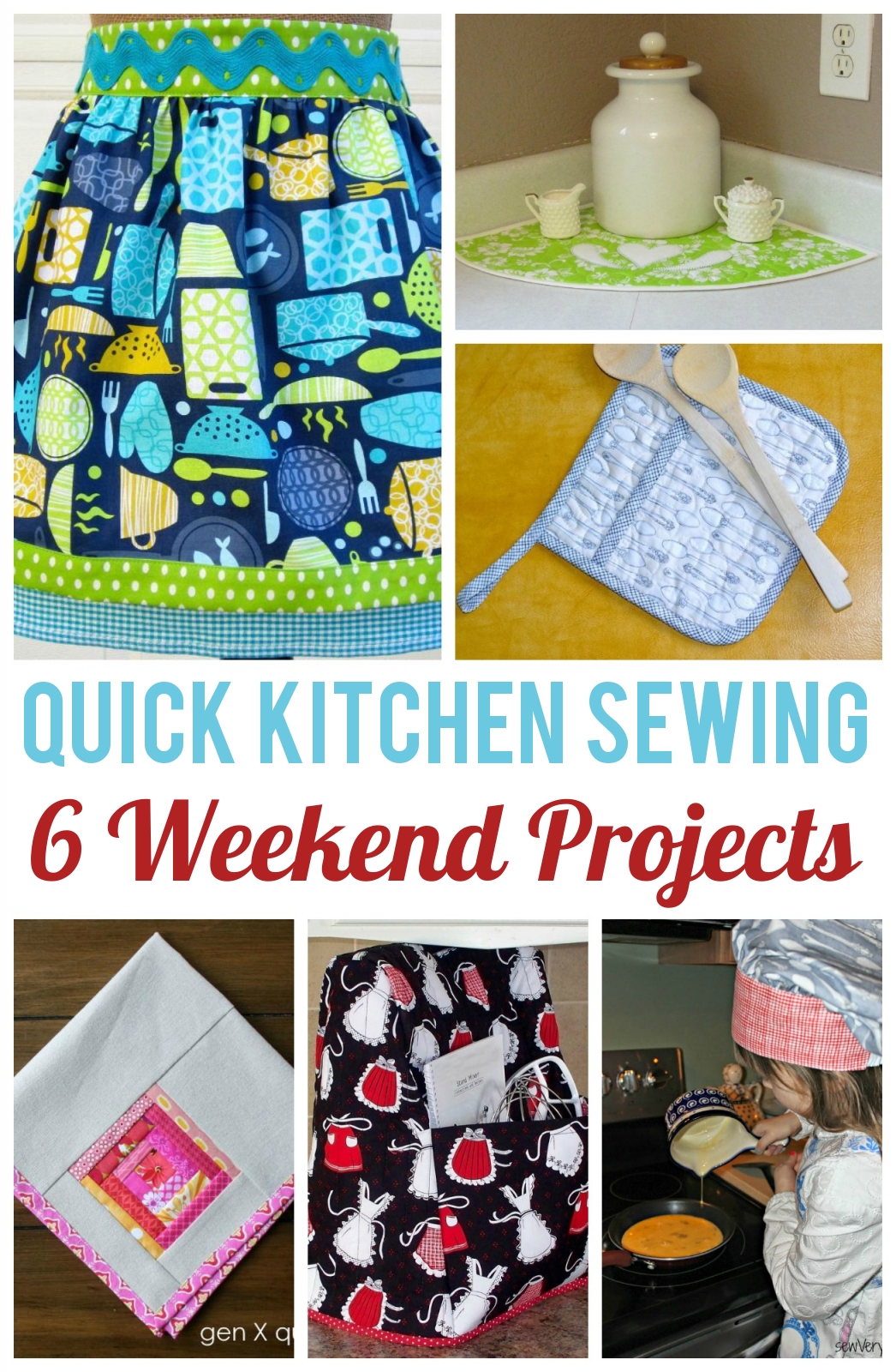 Weekend Sewing: 6 Kitchen Projects