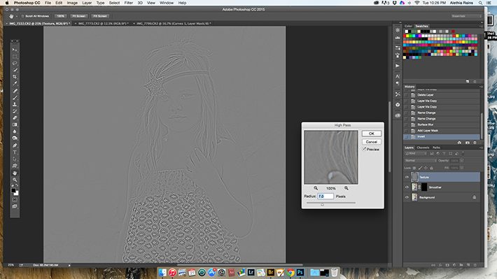 High Pass Gray Image
