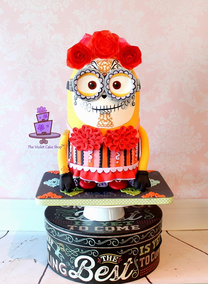 Day of the Dead Minion cake