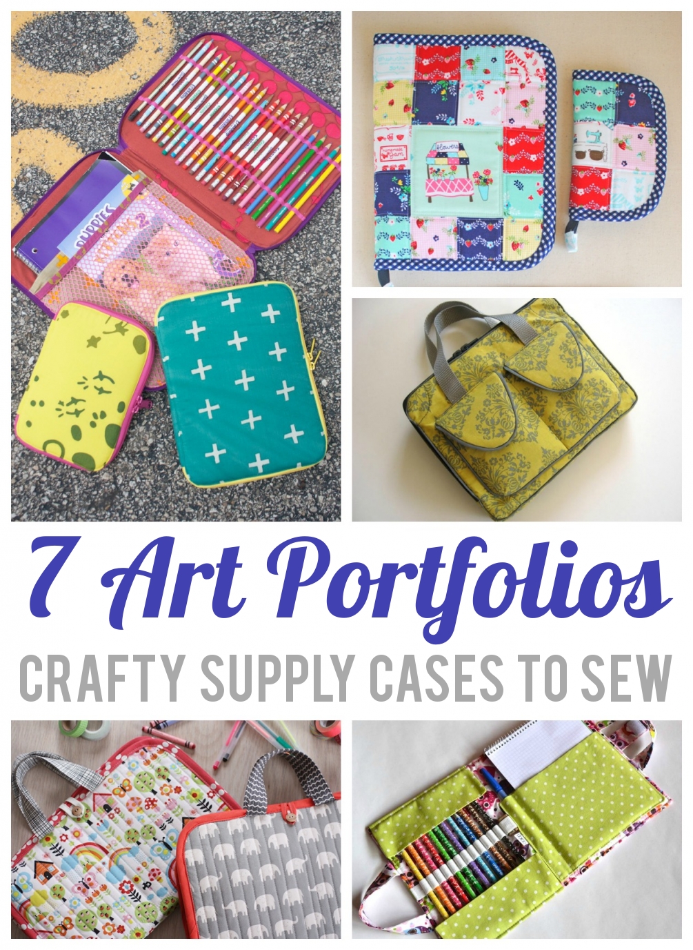 7 Art Portfolios: Bluprint Supply Cases to Sew