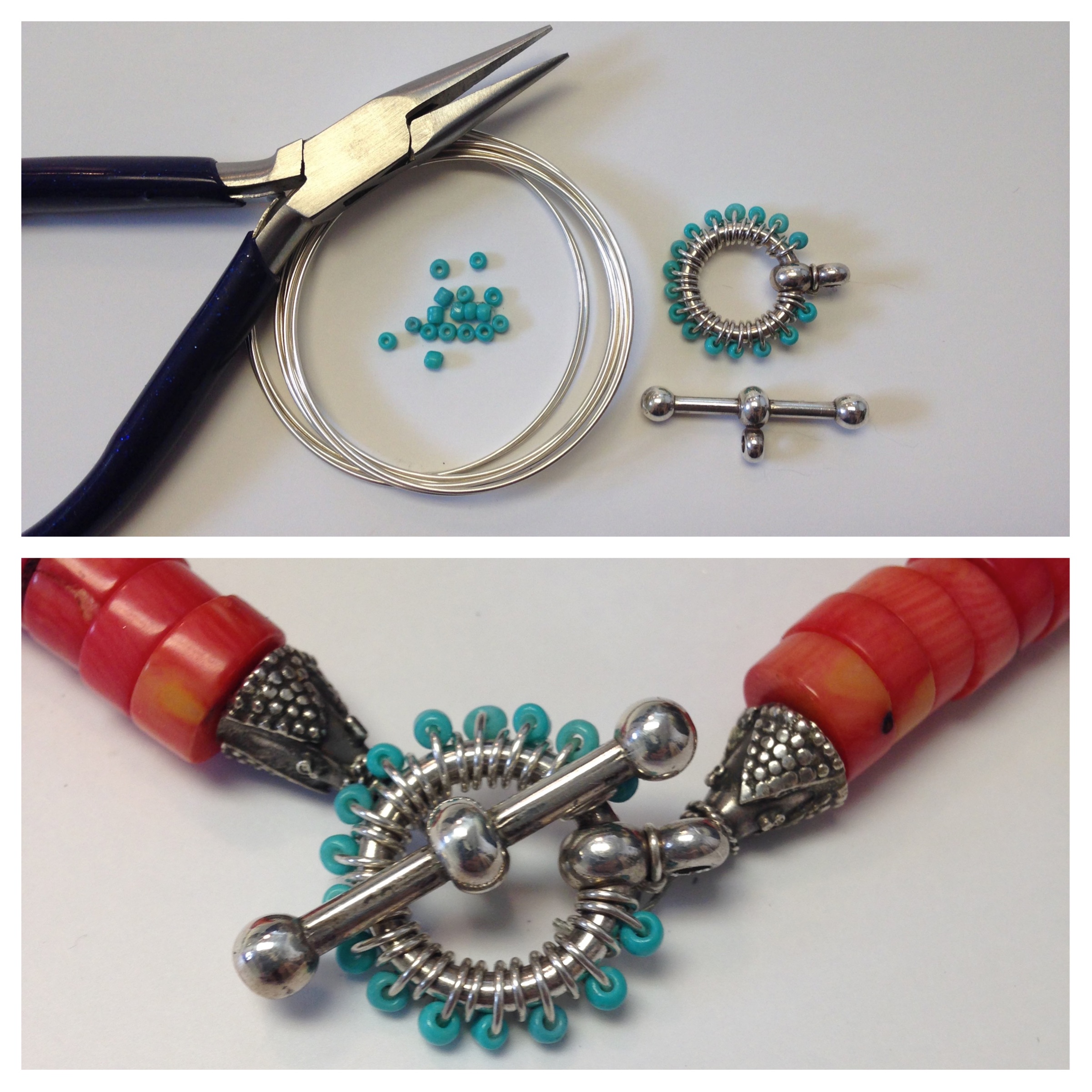 Fun beaded clasp