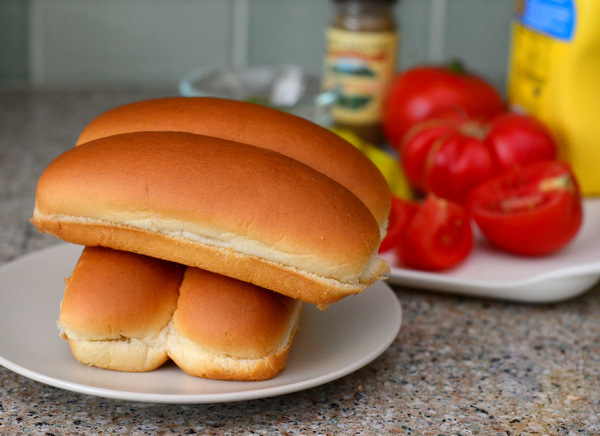 Ingredients for Chicago-Style Hot Dogs