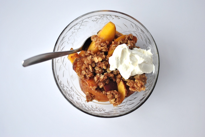 Crock-Pot Peach Cobbler